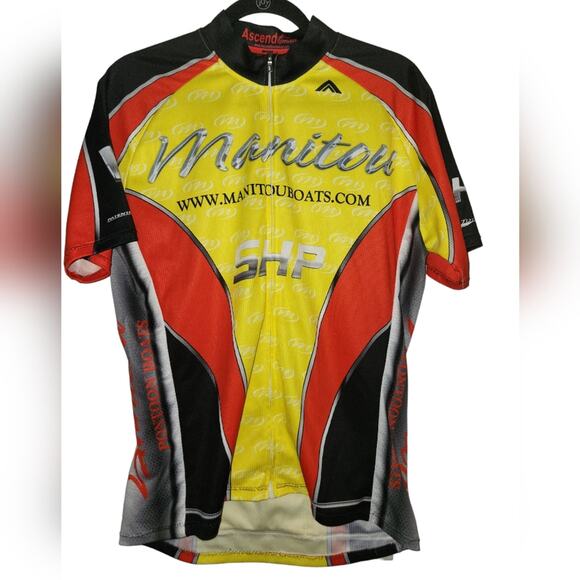 Ascend Sportswear Cycling Jersey Manitou Size‎ Large - Picture 1 of 9